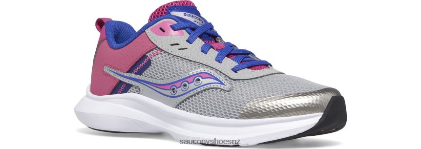 Saucony Axon 3 Sneaker TX0L641007 Grey/Fuchsia