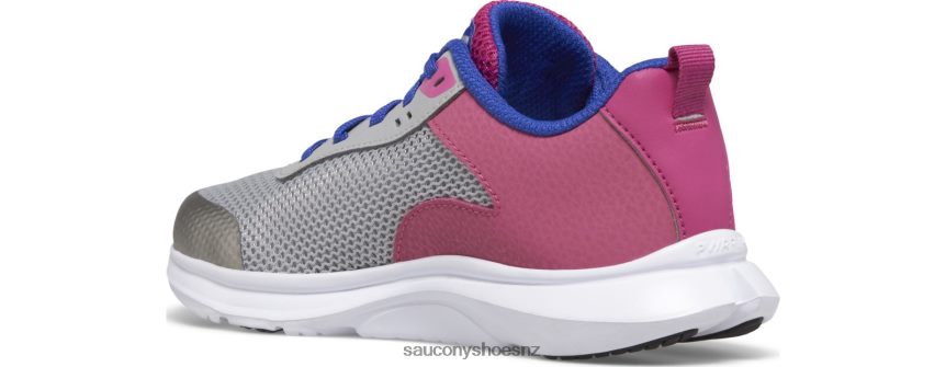 Saucony Axon 3 Sneaker TX0L641007 Grey/Fuchsia