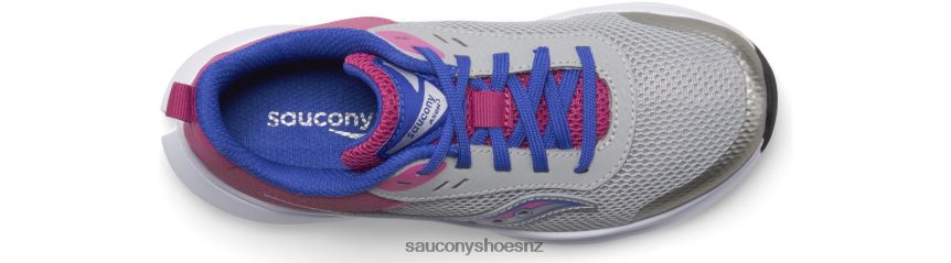 Saucony Axon 3 Sneaker TX0L641007 Grey/Fuchsia