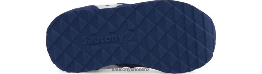 Saucony Baby Jazz Hook & Loop Sneaker TX0L64986 Navy/ White