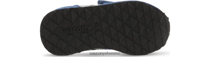 Saucony Baby Jazz Hook & Loop Sneaker TX0L64988 Blue/Grey