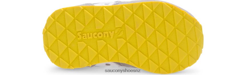 Saucony Baby Jazz Hook & Loop Sneaker TX0L64990 Grey/Pink