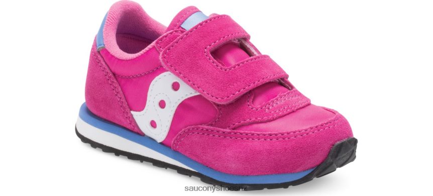 Saucony Baby Jazz Hook & Loop Sneaker TX0L64994 Magenta