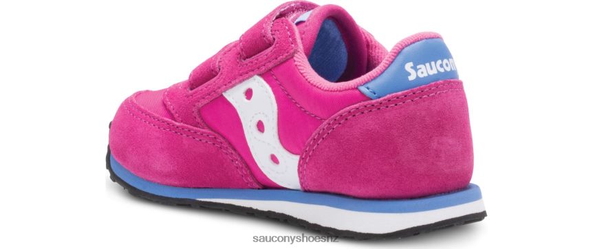 Saucony Baby Jazz Hook & Loop Sneaker TX0L64994 Magenta