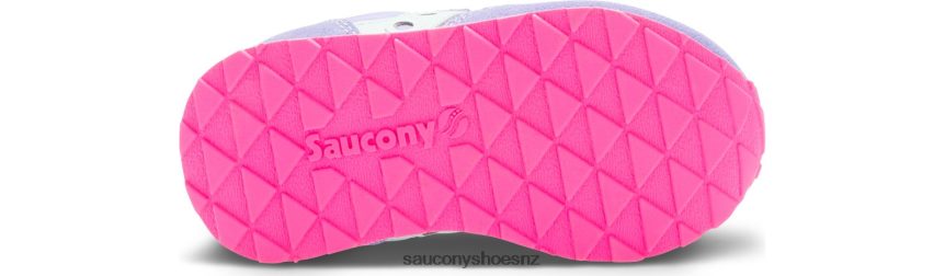 Saucony Baby Jazz Hook & Loop Sneaker TX0L64996 Periwinkle