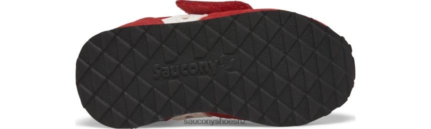 Saucony Baby Jazz Hook & Loop Sneaker TX0L64997 Red/Blue