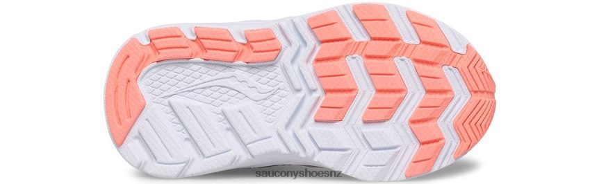 Saucony Cohesion 14 A/C Jr. Sneaker TX0L64921 Silver/Periwinkle/Turq