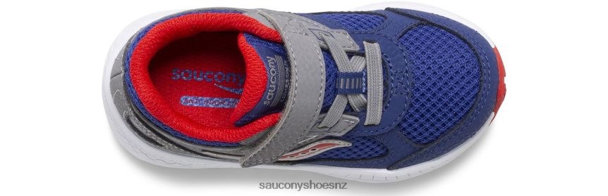 Saucony Cohesion 14 A/C Jr. Sneaker TX0L64922 Navy/Red
