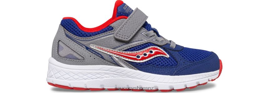 Saucony Cohesion 14 A/C Sneaker TX0L64912 Navy/Red