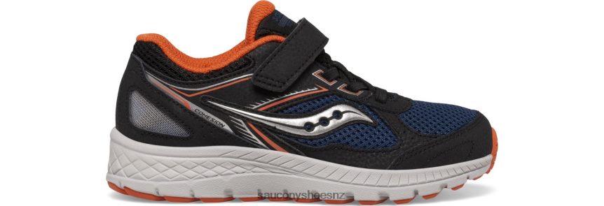 Saucony Cohesion 14 A/C Sneaker TX0L64914 Black/Navy/Rust