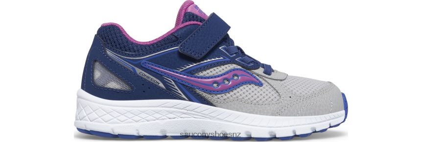 Saucony Cohesion 14 A/C Sneaker TX0L64917 Navy/Grey/Grape