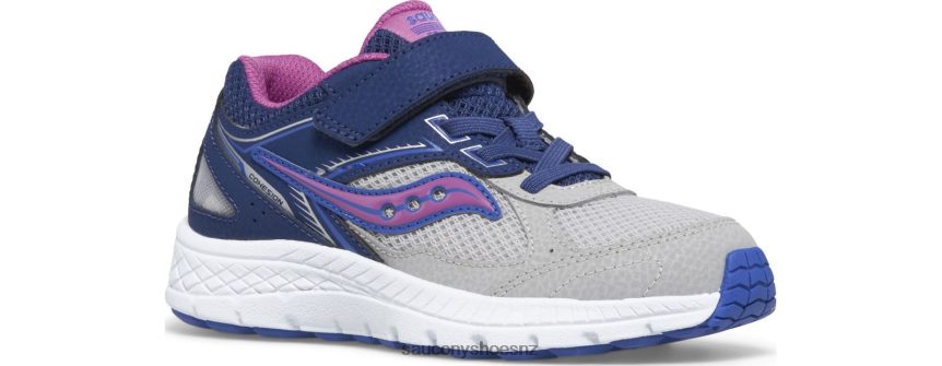 Saucony Cohesion 14 A/C Sneaker TX0L64917 Navy/Grey/Grape