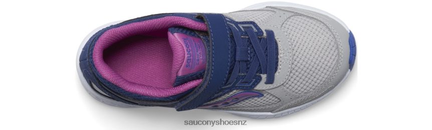 Saucony Cohesion 14 A/C Sneaker TX0L64917 Navy/Grey/Grape