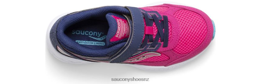 Saucony Cohesion 14 A/C Sneaker TX0L64918 Pink/Navy