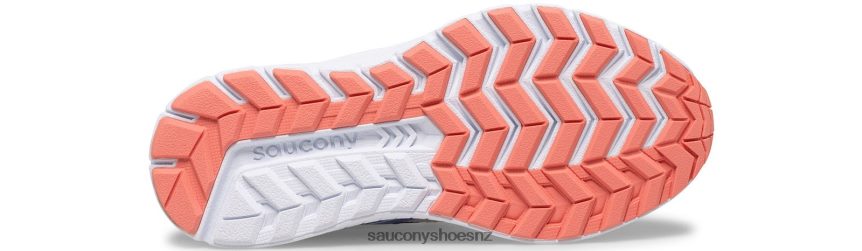 Saucony Cohesion 14 A/C Sneaker TX0L64919 Silver/Periwinkle/Turq