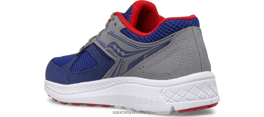 Saucony Cohesion 14 Lace Sneaker TX0L64924 Navy/Red
