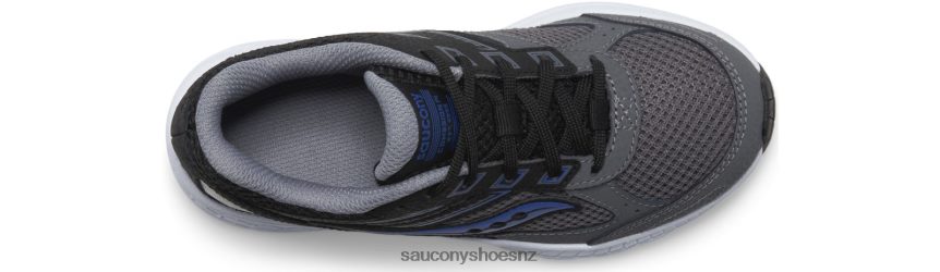 Saucony Cohesion 14 Lace Sneaker TX0L64926 Black/Grey/Blue