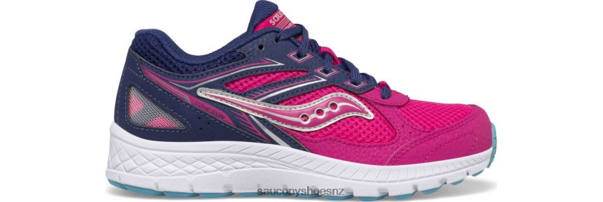 Saucony Cohesion 14 Lace Sneaker TX0L64932 Pink/Navy