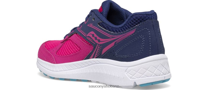 Saucony Cohesion 14 Lace Sneaker TX0L64932 Pink/Navy