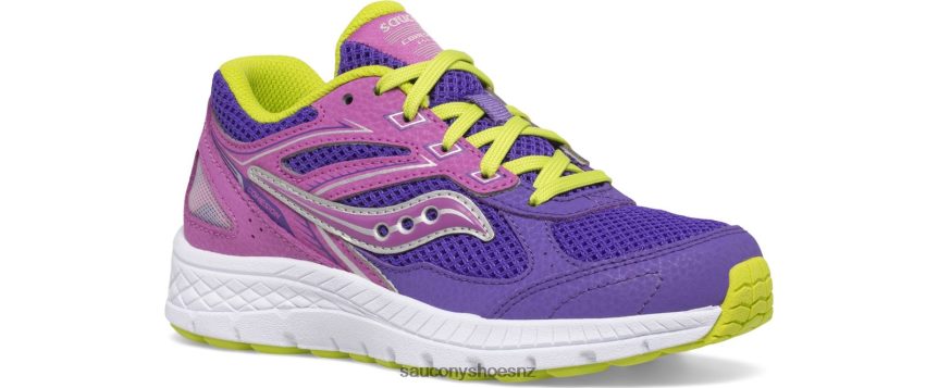 Saucony Cohesion 14 Lace Sneaker TX0L64933 Purple/Green