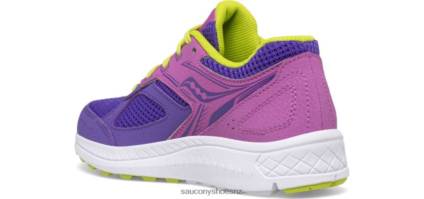 Saucony Cohesion 14 Lace Sneaker TX0L64933 Purple/Green