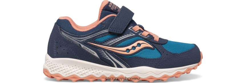 Saucony Cohesion TR14 A/C Sneaker TX0L64974 Navy/Teal/Coral
