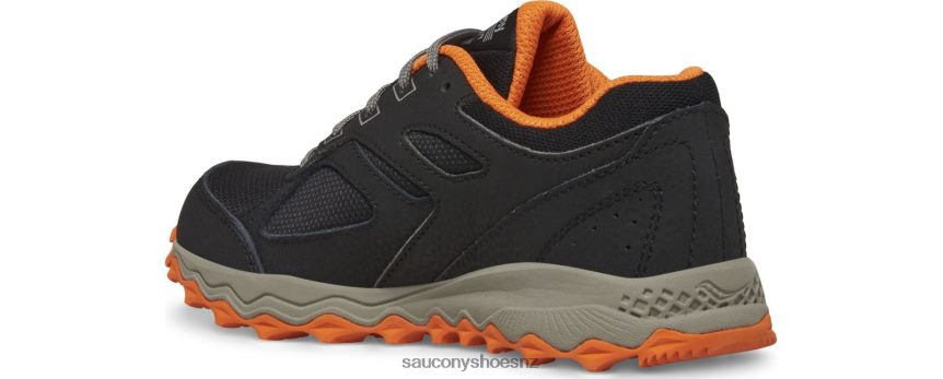Saucony Cohesion TR14 Lace Sneaker TX0L64891 Black/Orange