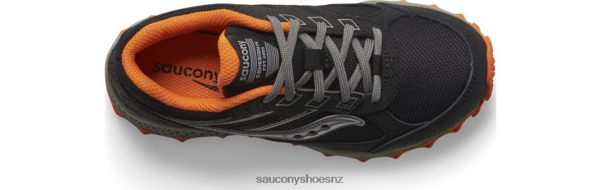 Saucony Cohesion TR14 Lace Sneaker TX0L64891 Black/Orange