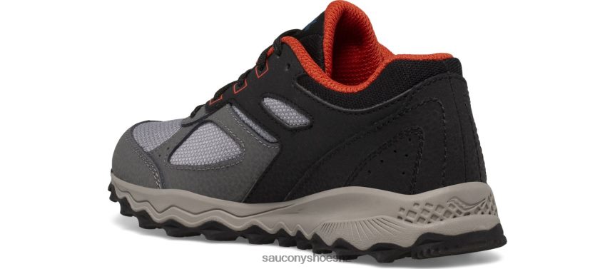 Saucony Cohesion TR14 Lace Sneaker TX0L64893 Black/Grey/Rust
