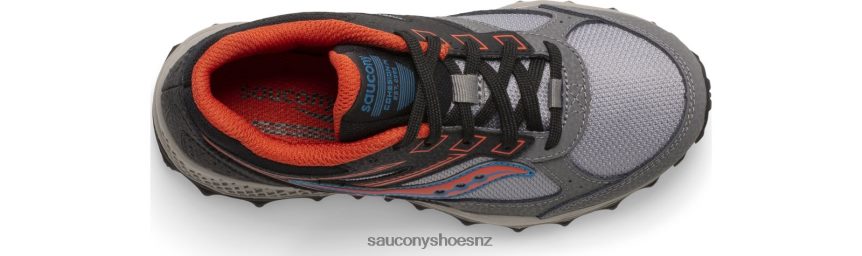 Saucony Cohesion TR14 Lace Sneaker TX0L64893 Black/Grey/Rust