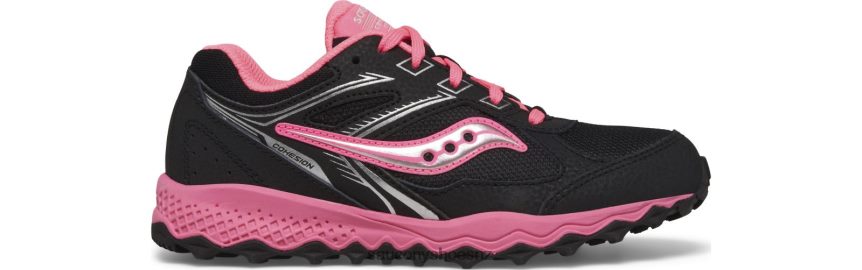 Saucony Cohesion TR14 Lace Sneaker TX0L64894 Black/Pink