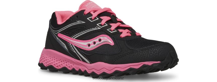 Saucony Cohesion TR14 Lace Sneaker TX0L64894 Black/Pink