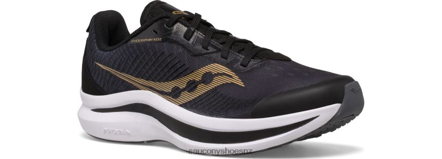 Saucony Endorphin KDZ Sneaker TX0L64882 Black/Gold