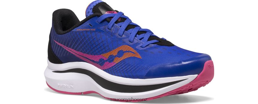 Saucony Endorphin KDZ Sneaker TX0L64885 Blue Raz