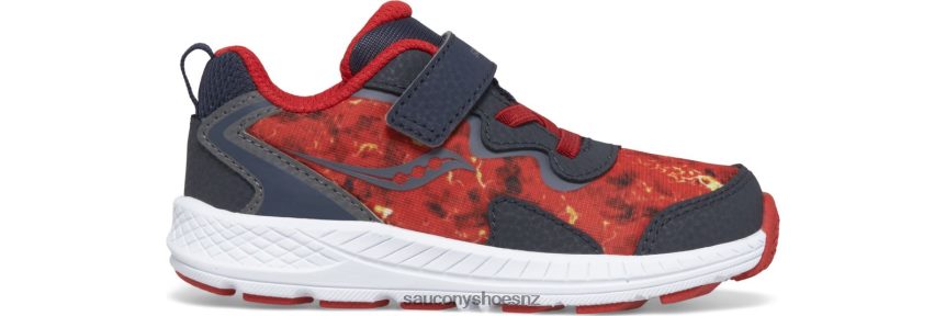 Saucony Flash 3.0 A/C Jr. Sneaker TX0L641031 Navy/Lava