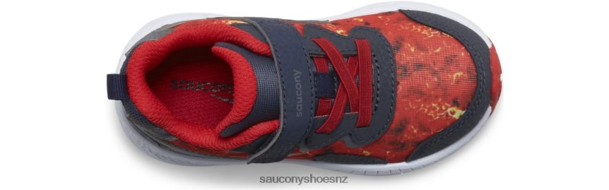 Saucony Flash 3.0 A/C Jr. Sneaker TX0L641031 Navy/Lava