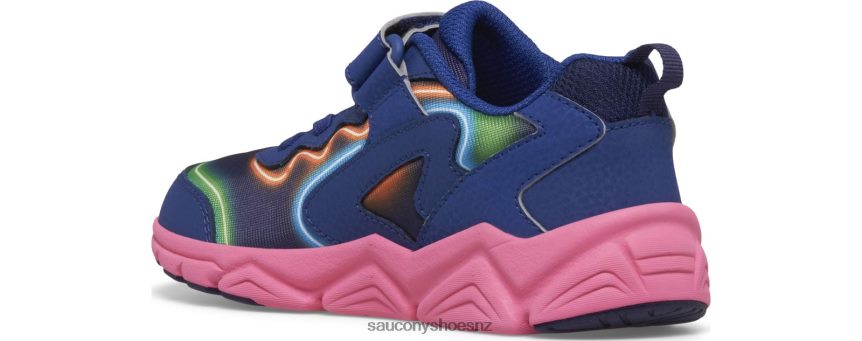 Saucony Flash 3.0 A/C Sneaker TX0L64975 Neon/Blue/Pink