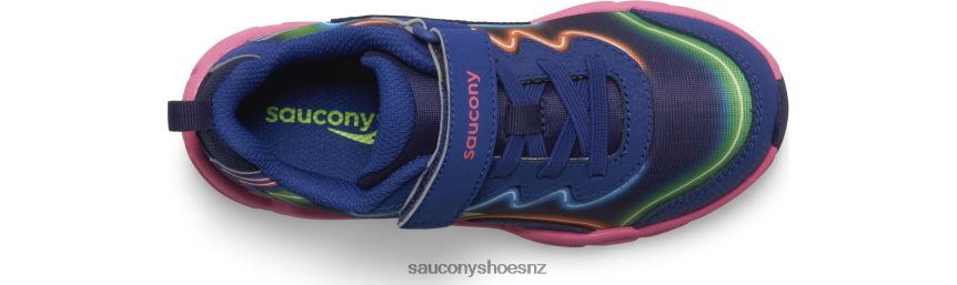 Saucony Flash 3.0 A/C Sneaker TX0L64975 Neon/Blue/Pink