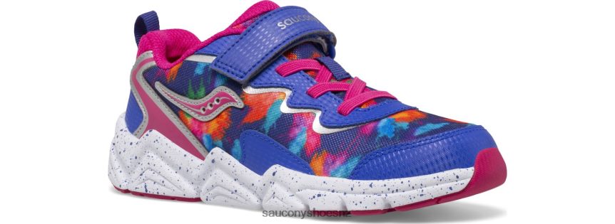 Saucony Flash 3.0 A/C Sneaker TX0L64978 Blue/Pink