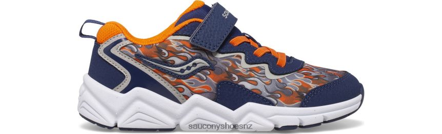 Saucony Flash 3.0 A/C Sneaker TX0L64981 Navy/Orange