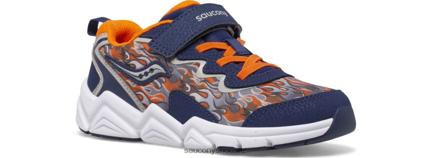 Saucony Flash 3.0 A/C Sneaker TX0L64981 Navy/Orange