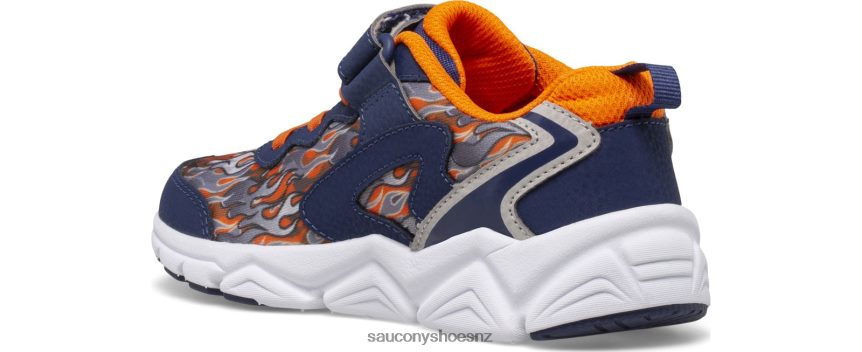 Saucony Flash 3.0 A/C Sneaker TX0L64981 Navy/Orange