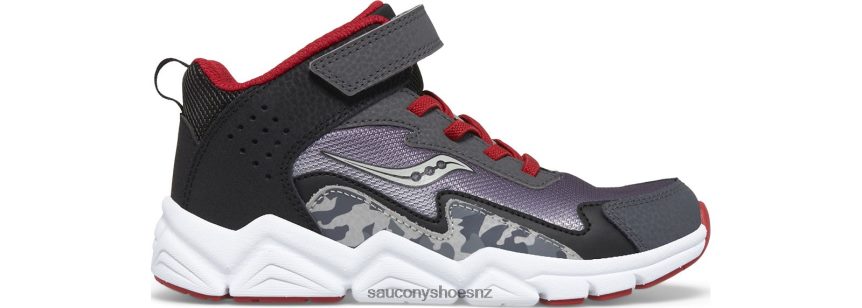 Saucony Flash Mid A/C Sneaker TX0L641013 Grey/Red