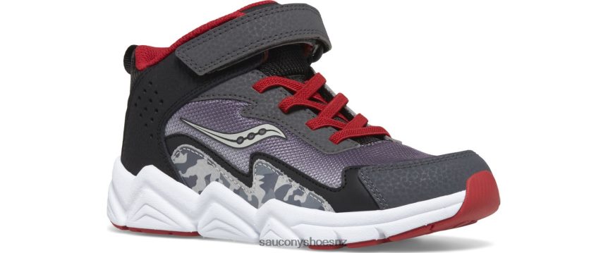 Saucony Flash Mid A/C Sneaker TX0L641013 Grey/Red