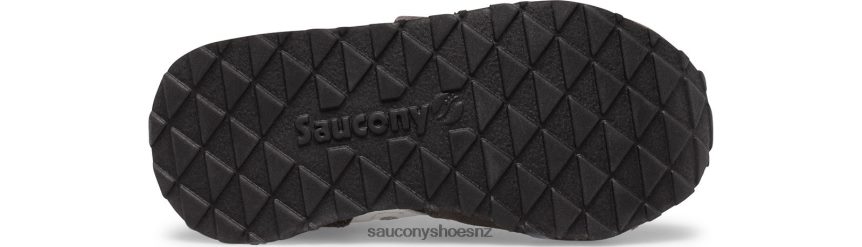 Saucony Jazz Hook & Loop Sneaker TX0L64948 Grey/Black/Green