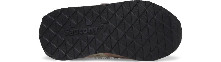 Saucony Jazz Hook & Loop Sneaker TX0L64950 Grey/Blush/Cream