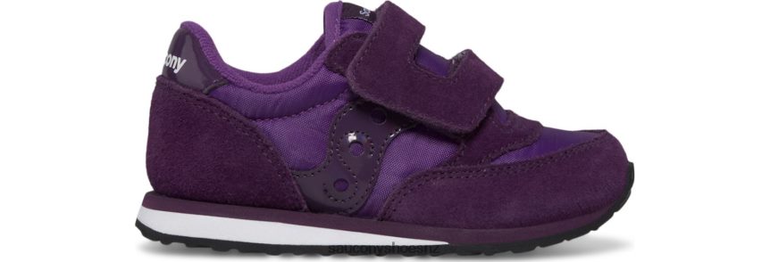 Saucony Jazz Hook & Loop Sneaker TX0L64954 Purple