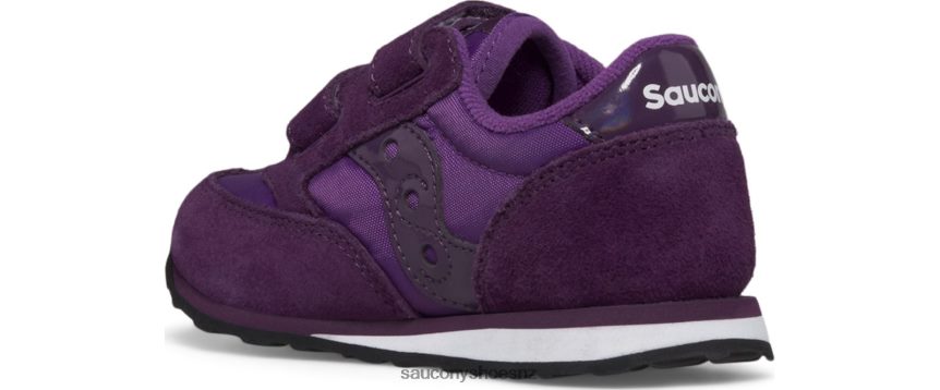 Saucony Jazz Hook & Loop Sneaker TX0L64954 Purple