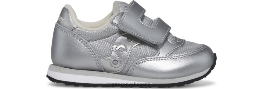 Saucony Jazz Hook & Loop Sneaker TX0L64955 Silver