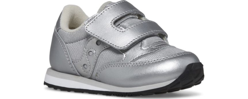 Saucony Jazz Hook & Loop Sneaker TX0L64955 Silver